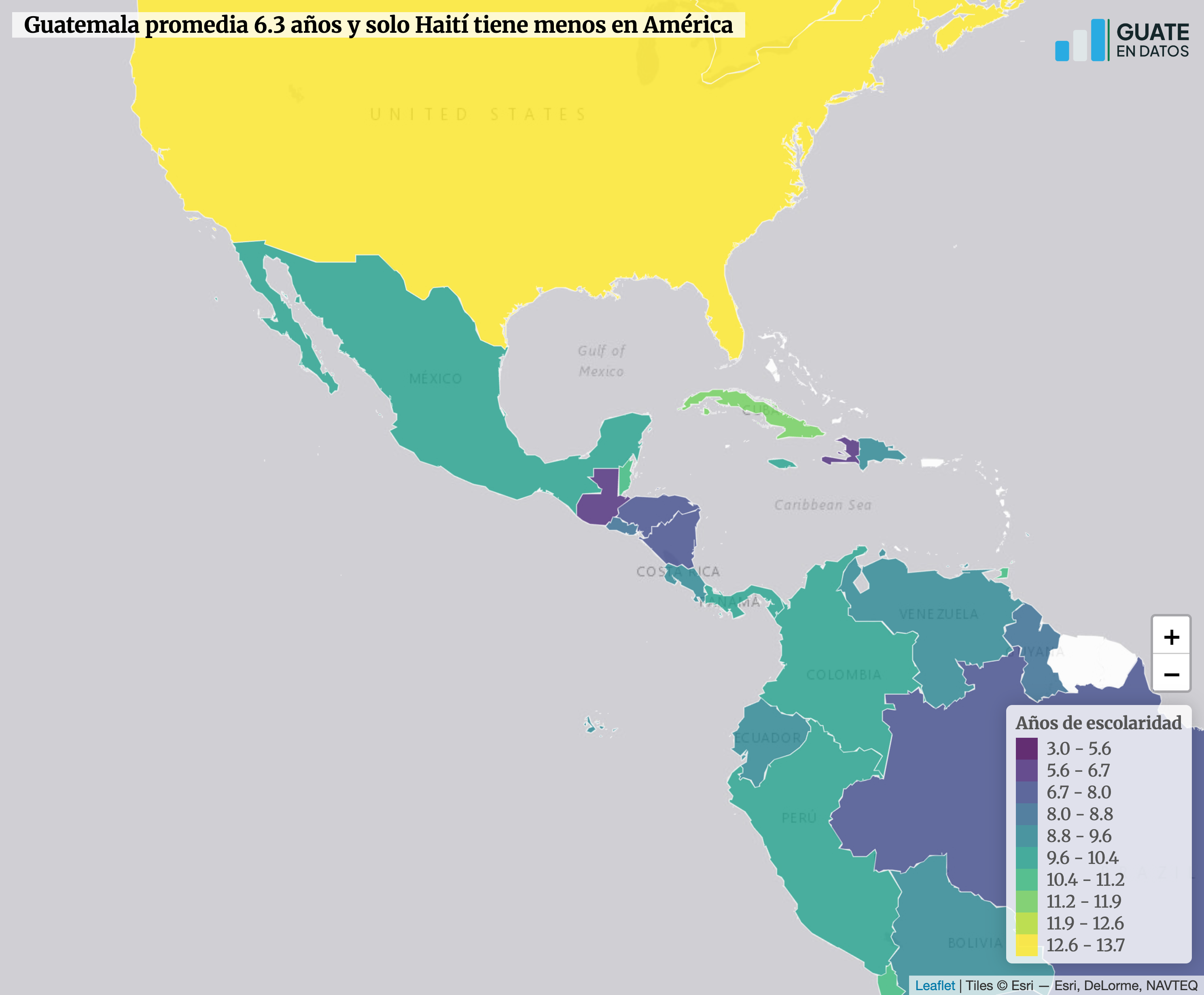 Versión estática de la gráfica educacion-escolaridad-mundial